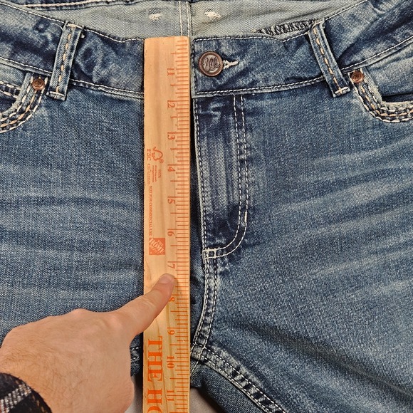 Wrangler Jeans Womens 17x32 Sadie Boot Cut Low Rise Embroidered Western Cowgirl - Picture 11 of 15